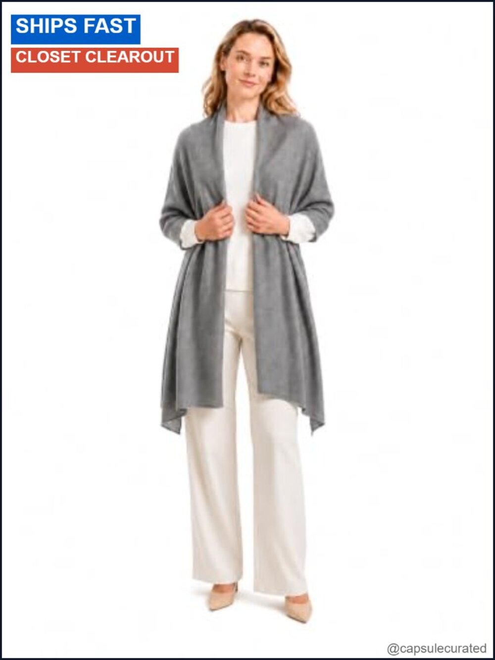 100% Cashmere Shawl Wrap Lightweight Wedding Scarf